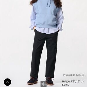 UNIQLO Cotton Relaxed Ankle Pants
